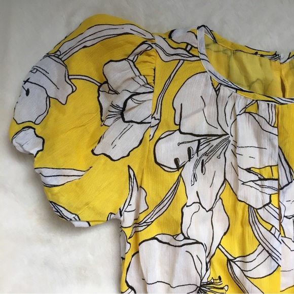 NWT WALTER BAKER Lesley Printed Crinkle Cotton Romper - Picture 7 of 16